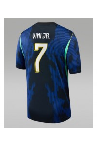 Brasilia Vinicius Junior #7 Jalkapallovaatteet Vieraspaita MM-kisat 2026 Lyhythihainen